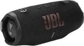 JBL Charge 6 - Portable Waterproof & Drop-Proof Bluetooth Speaker, Bold JBL Pro Sound & AI Sound Boost, 28Hrs Playtime, Built-in powerbank & Comes with a Sturdy/Removable Carrying Strap (Black/Teal)